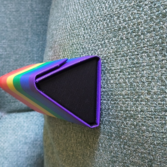 ZEELOOL Rainbow Stripe Glasses Case - Picture 3 of 4